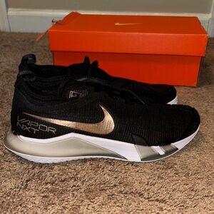 Nike Vapor NXT Black and Bronze Sneakers